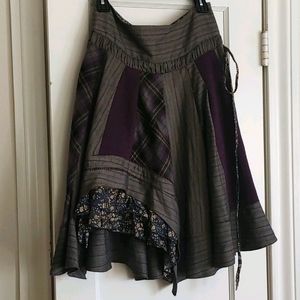 Hazel Patchwork Boho Skirt